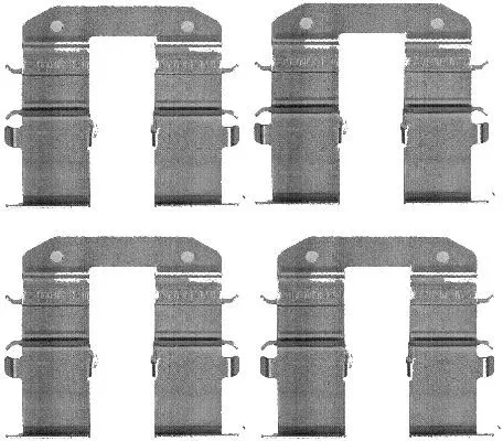 Mintex Rear Brake Pad Fitting Kit For Hyundai Kia Cadenza, Carens, Cee'd, Cerato