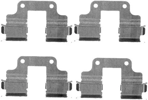 Mintex Rear Brake Pad Fitting Kit For Hyundai Kia Land Rover Volvo Cerato, Cerat