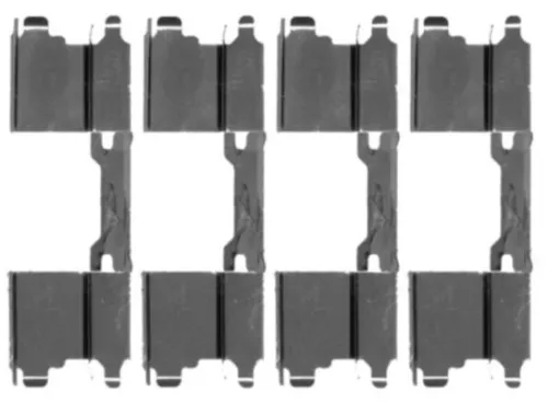 Mintex Front Brake Pad Fitting Kit For Dodge Freightliner Mercedes(Fjda) Vw Craf