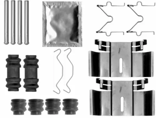 Mintex Rear Brake Pad Fitting Kit For Toyota Rav 4                              