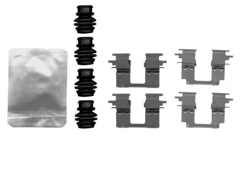 Mintex Rear Brake Pad Fitting Kit For Citroën Mazda Mitsubishi Peugeot 4008, 6, 