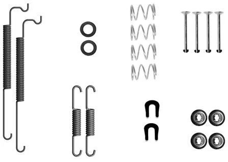 Mintex Rear Brake Shoe Fitting Kit For Buick (Sgm) Chevrolet Holden Cruze Excell
