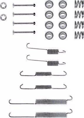 Mintex Rear Brake Shoe Fitting Kit For Dacia Mahindra Renault Renault Volvo 440 