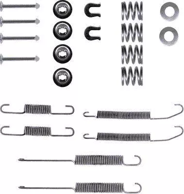 Mintex Rear Brake Shoe Fitting Kit For Nissan 100nx Almera Presea Sunny         