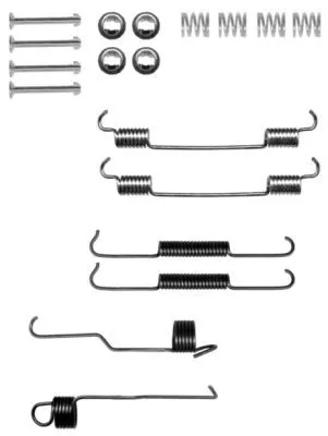 Mintex Rear Brake Shoe Fitting Kit For Fiat Palio Siena                         