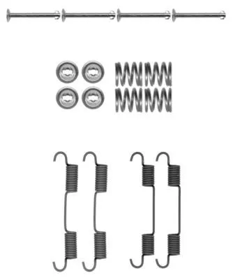 Mintex Rear Accessory Kit Parking Brake Shoes For Infiniti Nissan Fx Jx M M37 Mu