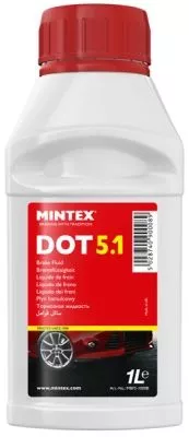 Mintex 1l Brake Fluid Fmvss 116 Dot5.1, Iso 4925 Class Sae J 1704 Ford M6c57a