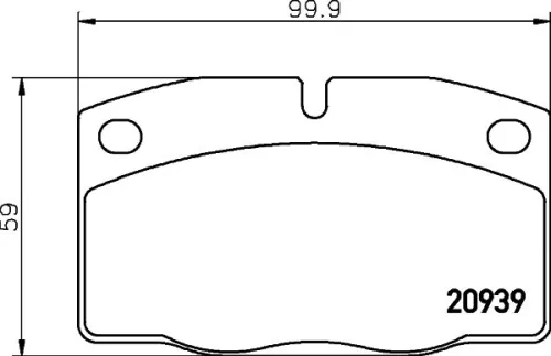 Mintex Front Brake Pads Set For Bedford Lotus Opel Vauxhall Ascona Astra Astra V