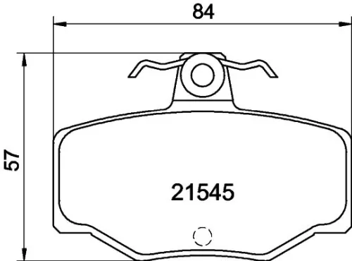 Mintex Rear Brake Pads Set For Nissan Almera Almera Tino Primera
