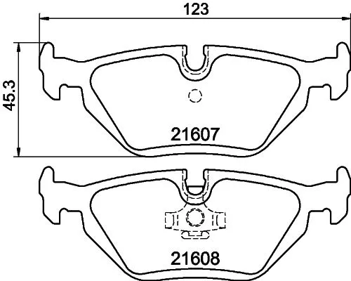 Mintex Rear Brake Pads Set For Bmw De La Chapelle Wiesmann 3 Atalante 57s Mf3 Z1