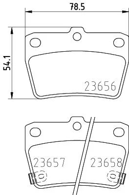 Mintex Rear Brake Pads Set For Chery Dr Jonway Toyota A380 Dr 5 Rav 4 Tiggo Tigg