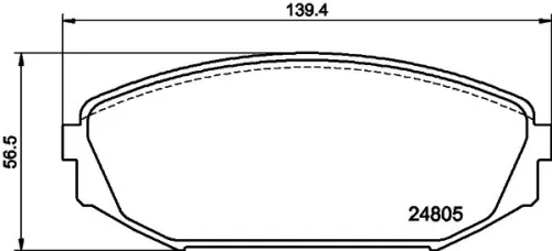 Mintex Front Brake Pads Set For Honda Lagreat Odyssey