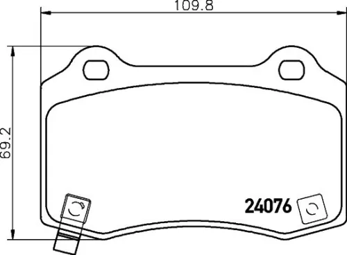 Mintex Rear Brake Pads Set For Chevrolet Chrysler Dodge Ford Australia Fpv Jeep 