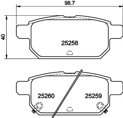 Mintex Rear Brake Pads Set For Suzuki Baleno Ciaz S-cross Swift Sx4 S-cross Vita