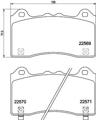 Mintex Front Brake Pads Set For Ford Ford Australia Focus