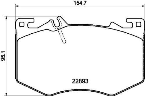 Mintex Front Brake Pads Set For Mercedes-benz A-class Cla Gla Glb