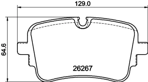 MINTEX MINTEX MDB4281 Mintex Rear Brake Pads Set For Audi Audi (Faw) Vw A6 A6 Allroad A6 E-tron A7 A8  