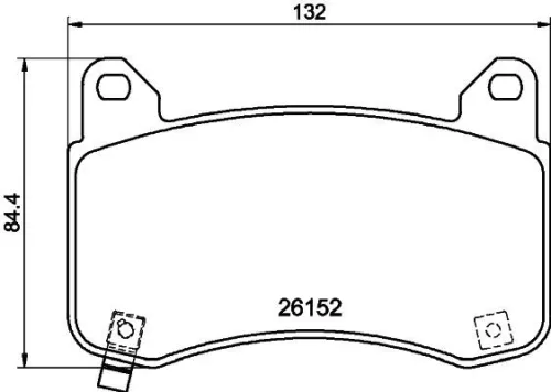 Mintex Front Brake Pads Set For Tesla Model 3 Model Y
