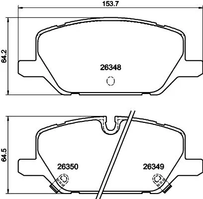 Mintex Front Brake Pads Set For Opel Vauxhall Insignia