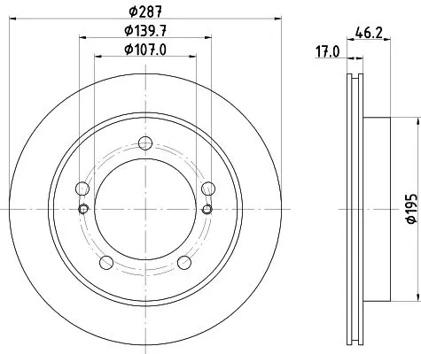 2x Mintex Front Vented Brake Discs Pair For Suzuki Jimny Vitara
