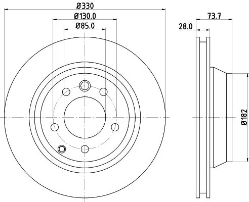 2x Mintex Rear Vented Brake Discs Pair For Audi Porsche Vw Cayenne Q7 Touareg