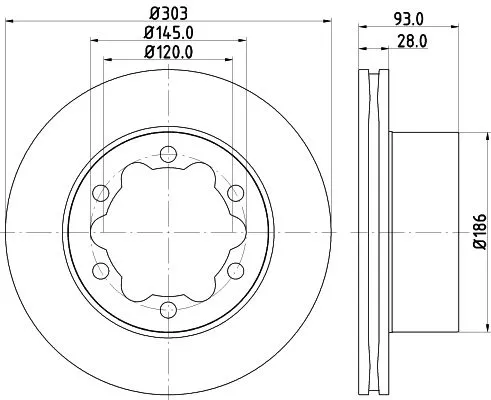 MINTEX MINTEX MDC1773 2x Mintex Rear Vented Brake Discs Pair For Freightliner Mercedes-benz Vw Crafter 