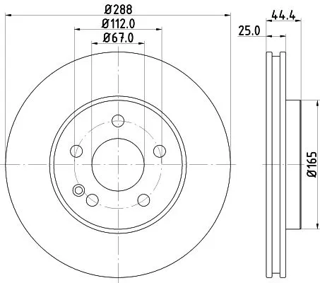 2x Mintex Front Vented Brake Discs Pair For Mercedes-benz A-class B-class