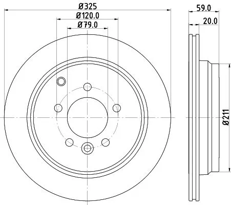 2x Mintex Rear Vented Brake Discs Pair For Land Rover Discovery Range Rover Spor