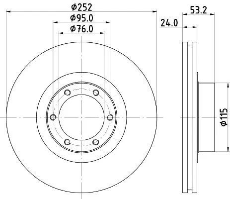 2x Mintex Front Vented Brake Discs Pair For Inokom Opel Renault Vauxhall 20 30 A