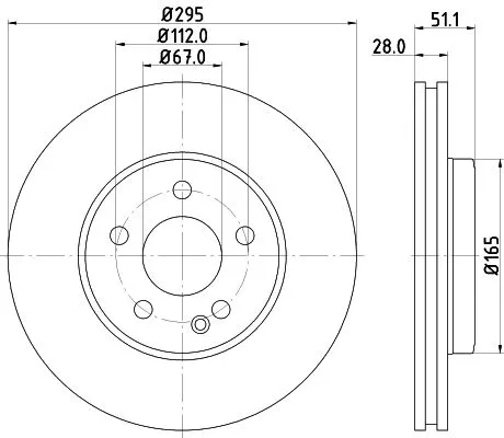 2x Mintex Front Vented Brake Discs Pair For Mercedes-benz A-class B-class Cla Gl