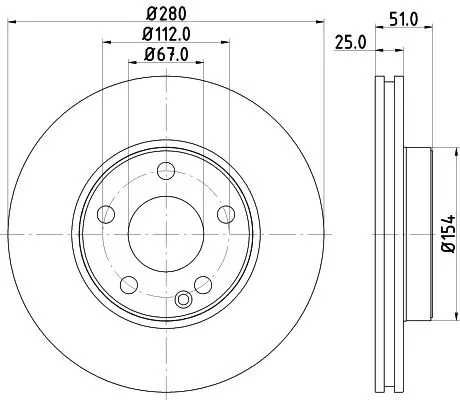 2x Mintex Front Vented Brake Discs Pair For Mercedes-benz A-class B-class Cla