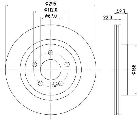 2x Mintex Rear Vented Brake Discs Pair For Infiniti Mercedes-benz A-class Cla Gl