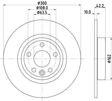 2x Mintex Rear Solid Brake Discs Pair For Jaguar Land Rover Discovery Sport E-pa