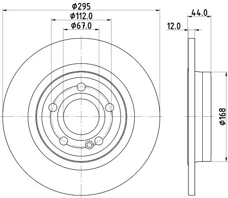 2x Mintex Rear Solid Brake Discs Pair For Mercedes-benz A-class B-class Cla Gla 