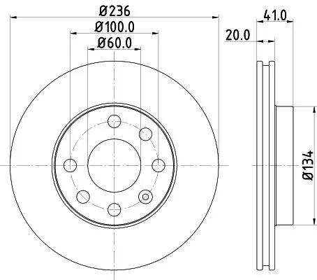 2x Mintex Front Vented Brake Discs Pair For Bedford Chevrolet Daewoo Fso Holden 