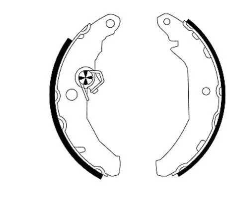 Mintex Rear Brake Shoe Set For Ford Fiesta