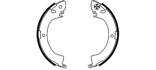 Mintex Rear Brake Shoe Set For Mitsubishi Soueast Delica Freeca L 300 L 300 / De