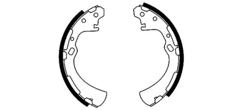 Mintex Rear Brake Shoe Set For Isuzu Nissan Caravan Elgrand Filly Homy Navara Na