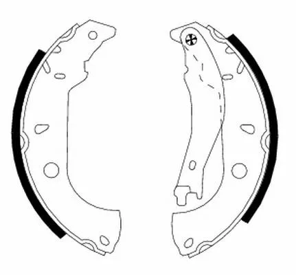 Mintex Rear Brake Shoe Set For Alfa Romeo Fiat 145 146 Fiorino Fiorino Pick Up M