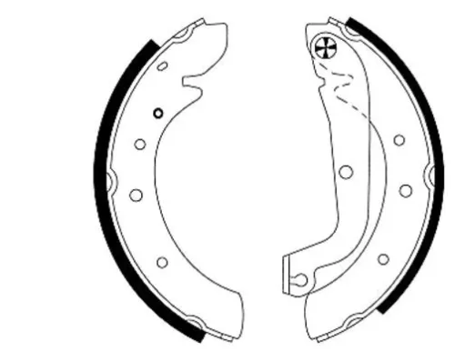 Mintex Rear Brake Shoe Set For Alfa Romeo Citroën Fiat Nissan Peugeot Talbot Ar 