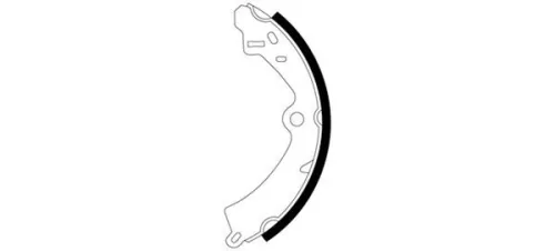 Mintex Rear Brake Shoe Set For Suzuki Sierra Sj413