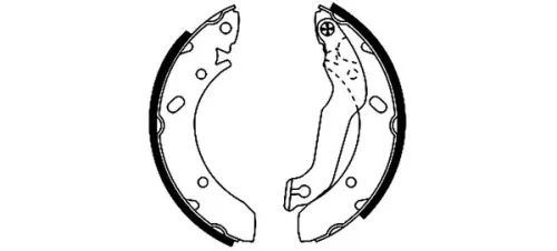 Mintex Rear Brake Shoe Set For Hyundai Coupe Lantra Tiburon