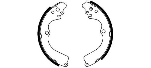 Mintex Rear Brake Shoe Set For Chevrolet Subaru Forester Impreza Legacy