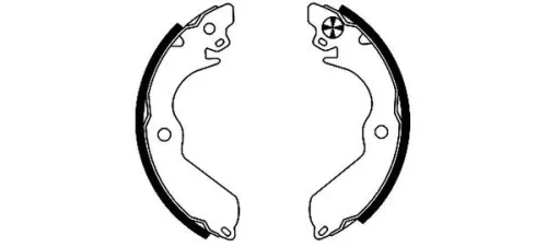 Mintex Rear Brake Shoe Set For Mitsubishi Proton Aeroback Colt Gen 2 Jumbuck Lan