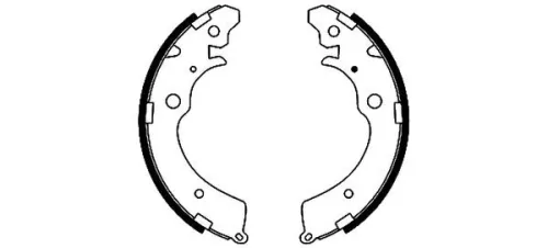 Mintex Rear Brake Shoe Set For Chevrolet Ford Asia & Oceania Honda Mazda Suzuki 