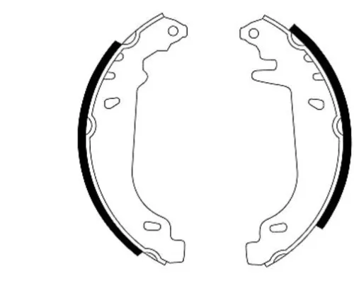 Mintex Rear Brake Shoe Set For Citroën Maple (Sma) Peugeot 306 Hisoon Xsara Zx