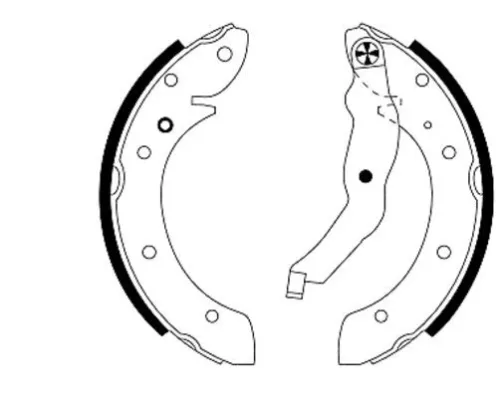 Mintex Rear Brake Shoe Set For Bmw 3