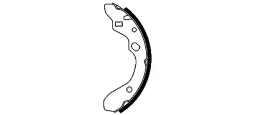 Mintex Rear Brake Shoe Set For Eunos Ford Asia & Oceania Mazda 323 C 323 F 323 P