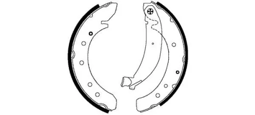 Mintex Rear Brake Shoe Set For Citroën Fiat Peugeot Toyota Boxer Ducato Expert E