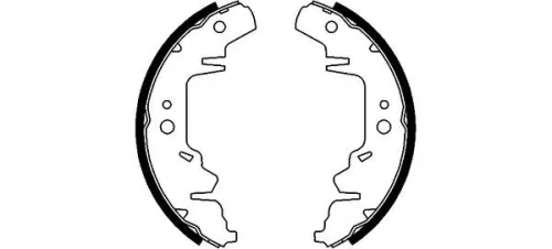 Mintex Rear Brake Shoe Set For Chrysler Dodge Kia Plymouth Caravan Carnival Gran